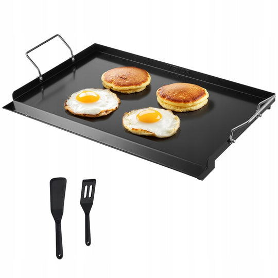 VEVOR PATELNIA GRILLOWA PROSTOKĄTNA ZE STALI WĘGLOWEJ 606X360MM MOCNA
