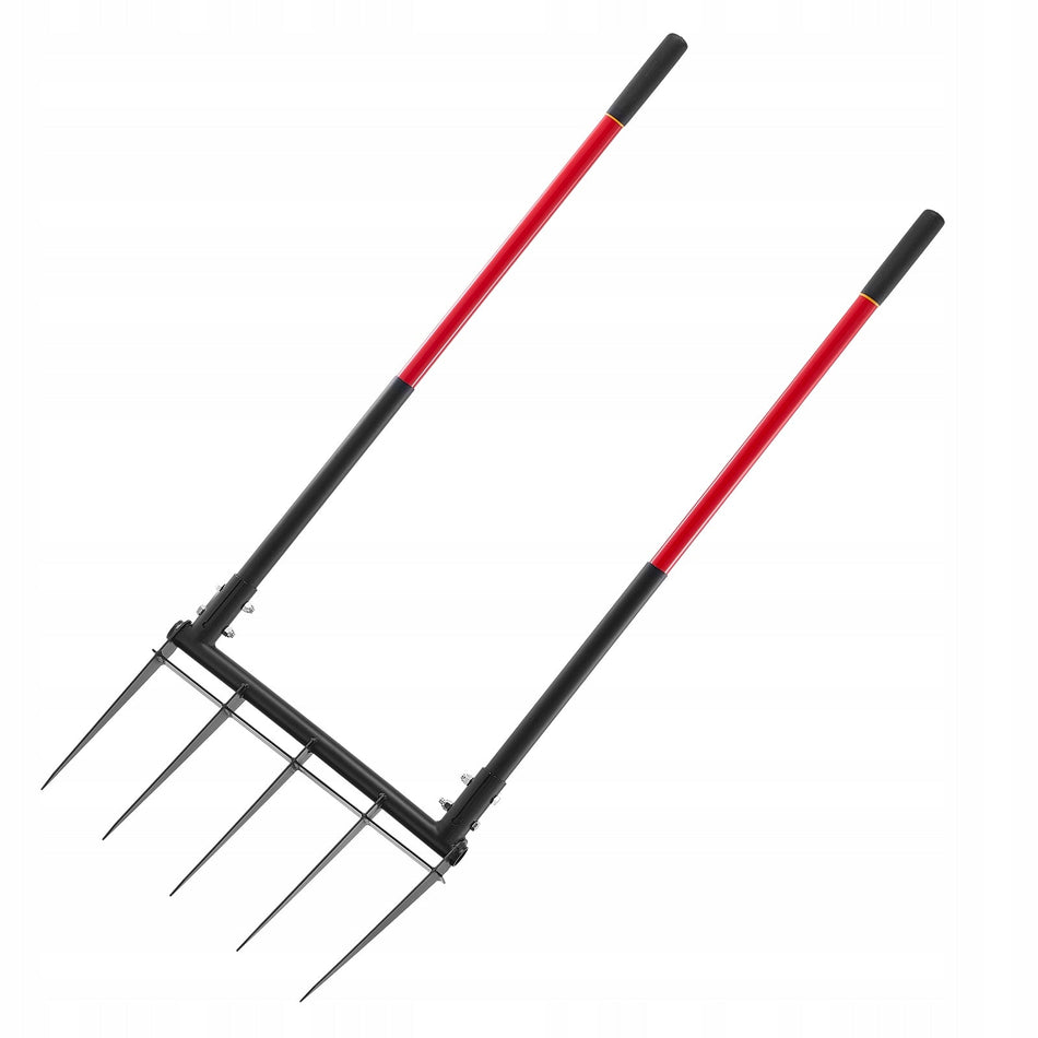 PROFESJONALNE WIDŁY VEVOR BROADFORK 5-ZĘBOWE 137 CM MOCNE I TRWAŁE