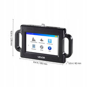 PROFESJONALNY DETEKTOR WYCIEKÓW WODY VEVOR 1HZ-5000HZ 7 CALI LCD 2M