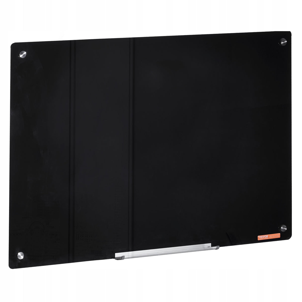 VEVOR MAGNETYCZNA SZKLANA TABLICA SUCHOŚCIERALNA 90X60CM BEZRAMOWA MOCNA