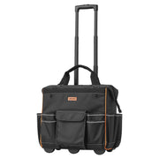 TORBA NARZĘDZIOWA VEVOR NA KÓŁKACH 50 KG 25 KIESZENI ALUMINIOWA RĄCZKA