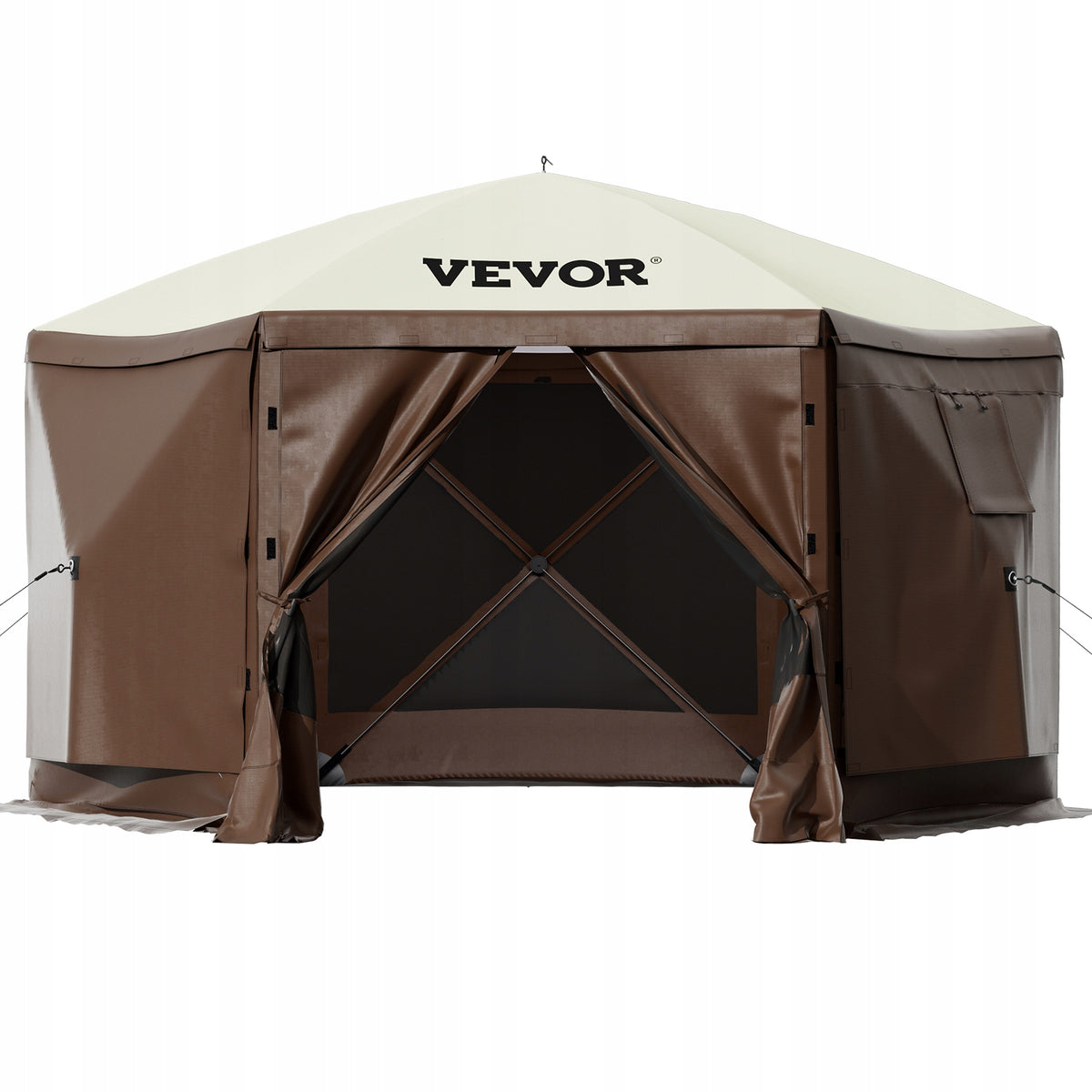 VEVOR 3 05 X 3 05 M ROZKŁADANA ALTANA KEMPINGOWA 6-STRONNA MOCNA