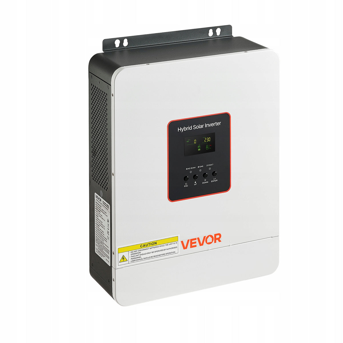 FALOWNIK HYBRYDOWY VEVOR 3000W 24V DC DO 230V AC Z MPPT I LCD PREMIUM