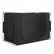 VEVOR NAMIOT Z ŁÓŻKIEM BALDACHIM 3 DRZWI 70 ZACIENIENIA CZARNY
