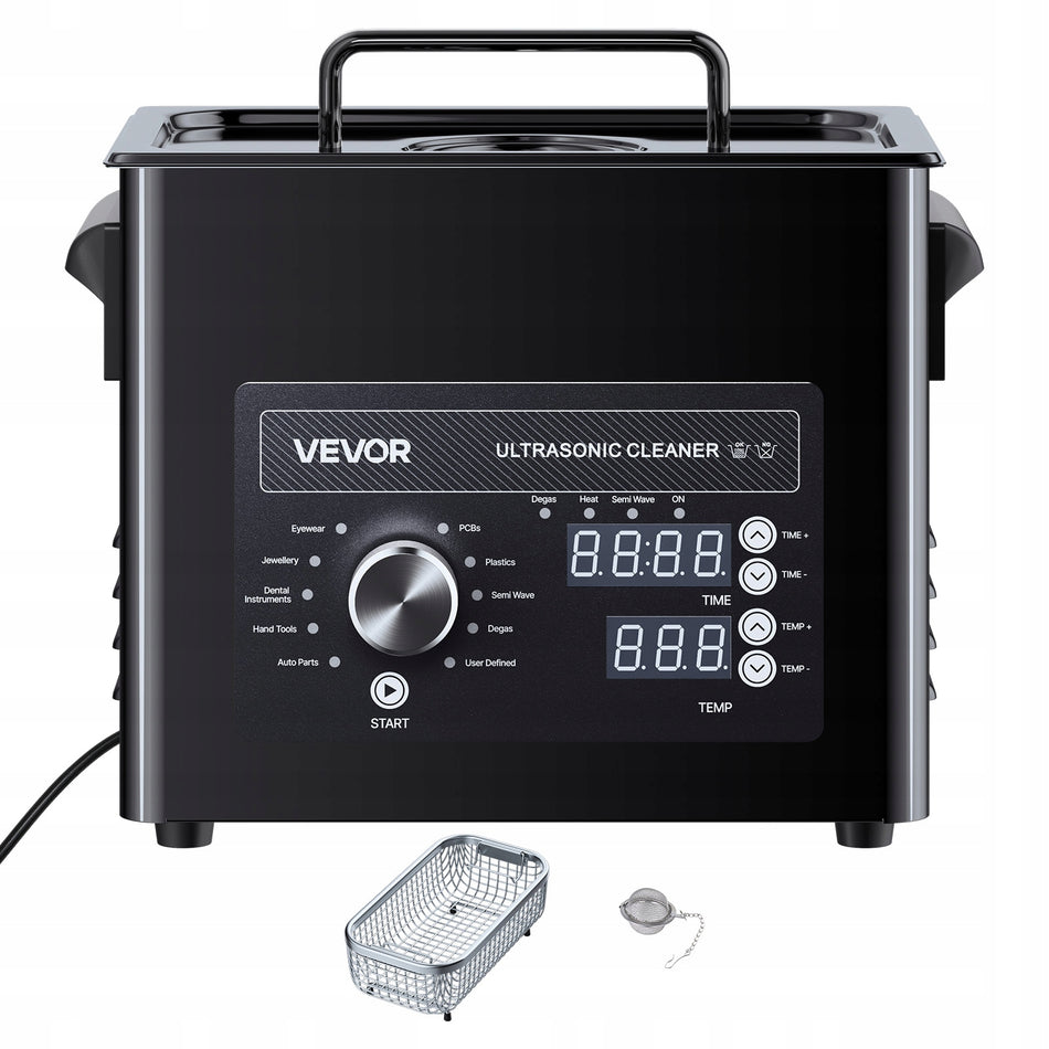 VEVOR ULTRASONIC CLEANER 3L PROFESJONALNA MYJKA ULTRADŹWIĘKOWA STAL