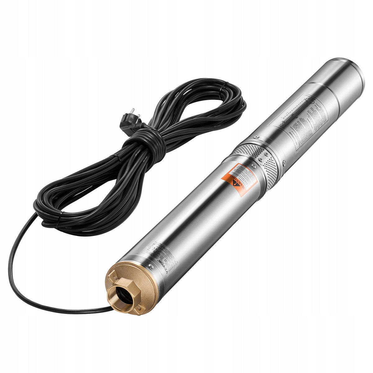 VEVOR POMPA GŁĘBINOWA 1100W 100L MIN 75M WYSOKOŚĆ TŁOCZENIA STAL NIERDZEWNA