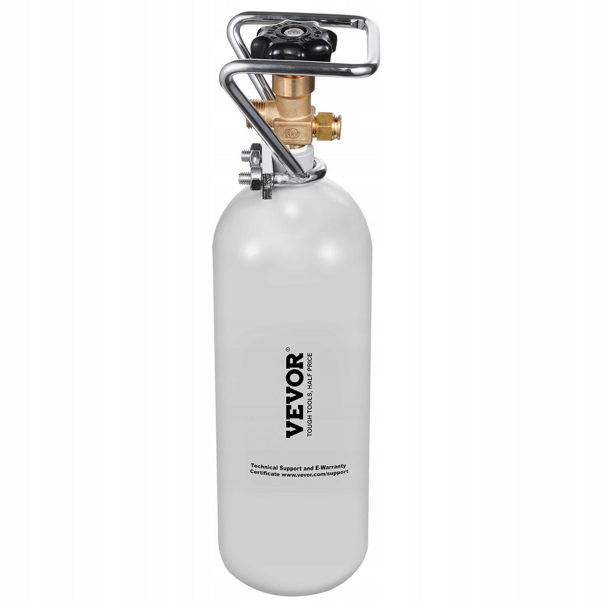 BUTLA CO2 VEVOR 2 KG STAL STOPOWA SZARA ZAWÓR MOSIĘŻNY NAJLEPSZA