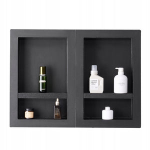 VEVOR NISZA PRYSZNICOWA 16X24 CALE CZARNA USZCZELNIONA WODOODPORNA PREMIUM