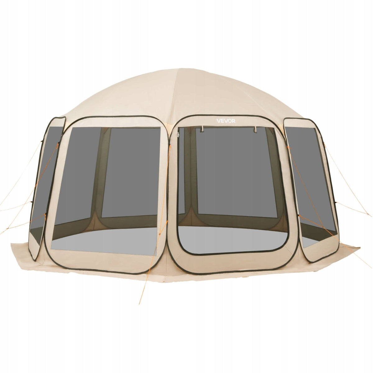 NAMIOT KEMPINGOWY VEVOR 457X421X245 CM IMPREZOWY DLA 12-15 OSÓB BEŻOWY