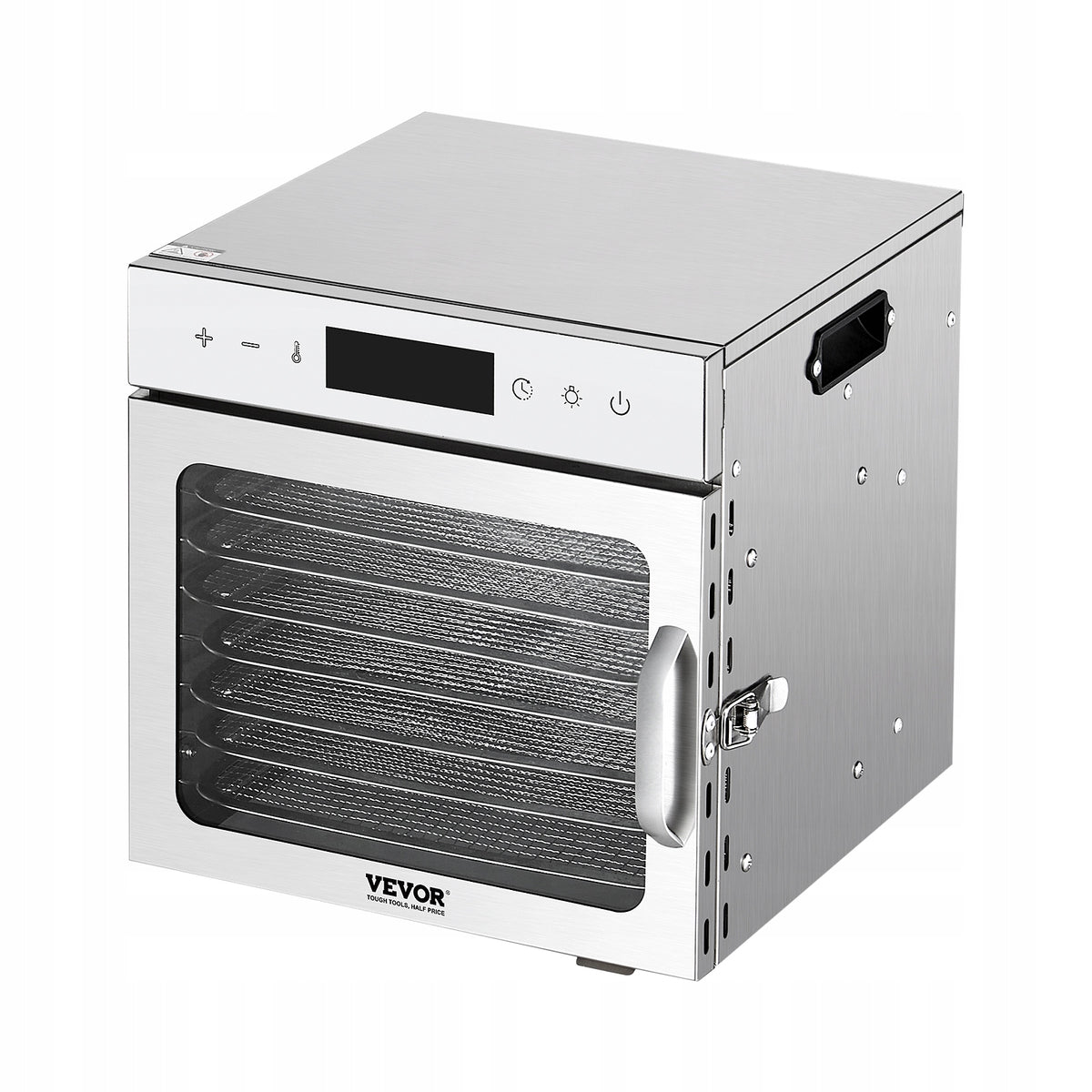 SUSZARKA DO ŻYWNOŚCI VEVOR 8 TAC STAL NIERDZEWNA 400W ELEKTRYCZNA TIMER