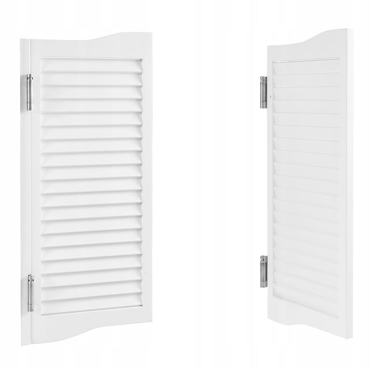 DRZWI WAHADŁOWE VEVOR DO SALONU 900X28X900 MM DREWNO SOSNOWE BIAŁE PREMIUM