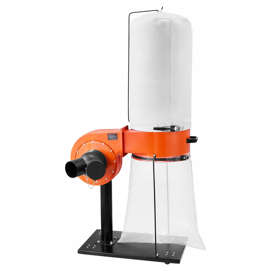VEVOR SYSTEM ODPYLANIA 2 5 MIKRONA 60L 1KM MOCNY ODPYLACZ DO DREWNA