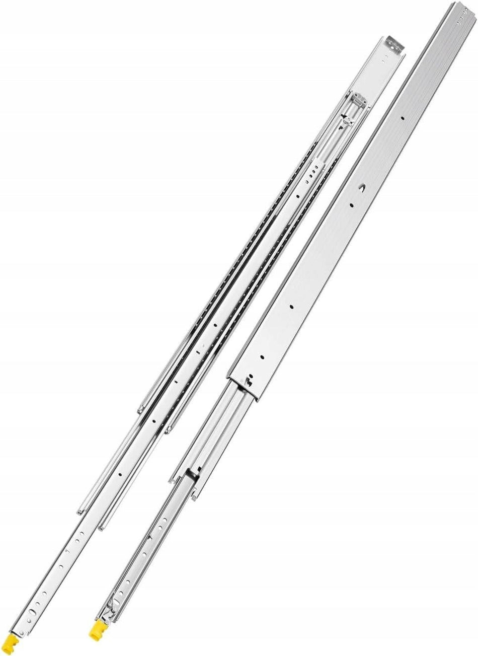 VEVOR PROWADNICE SZUFLADOWE PEŁNY WYSUW 1524 MM NOŚNOŚĆ 226 KG 1 PARA