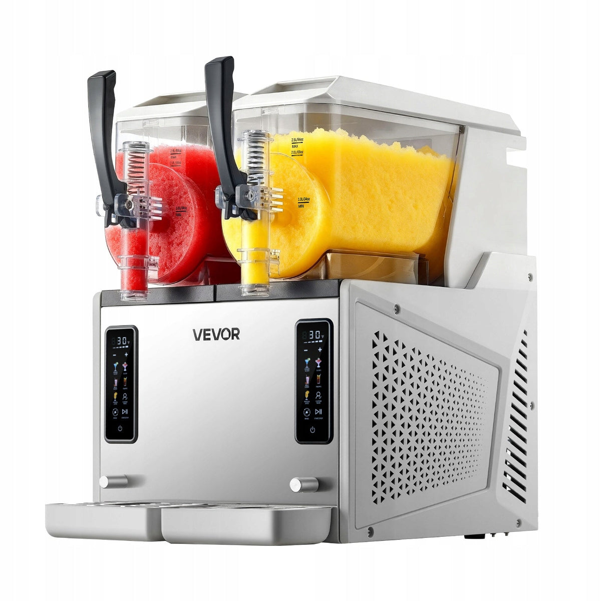VEVOR SLUSH MACHINE 2 X 3L ELEKTRYCZNA MASZYNA DO LODU KRUSZONEGO 450W