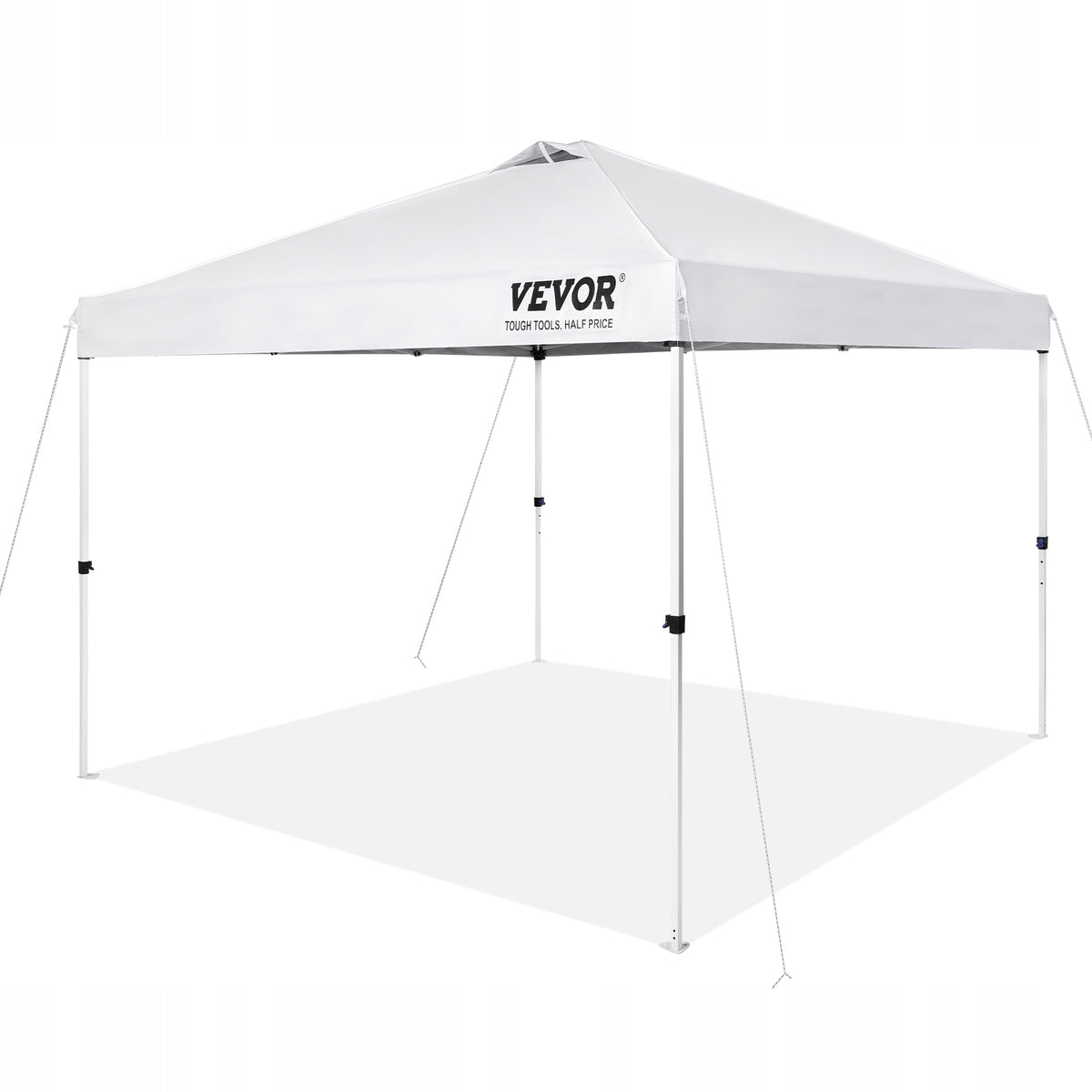 VEVOR ALTANA OGRODOWA SKŁADANA 304X304 CM BIAŁA RAMA STALOWA 250D PU