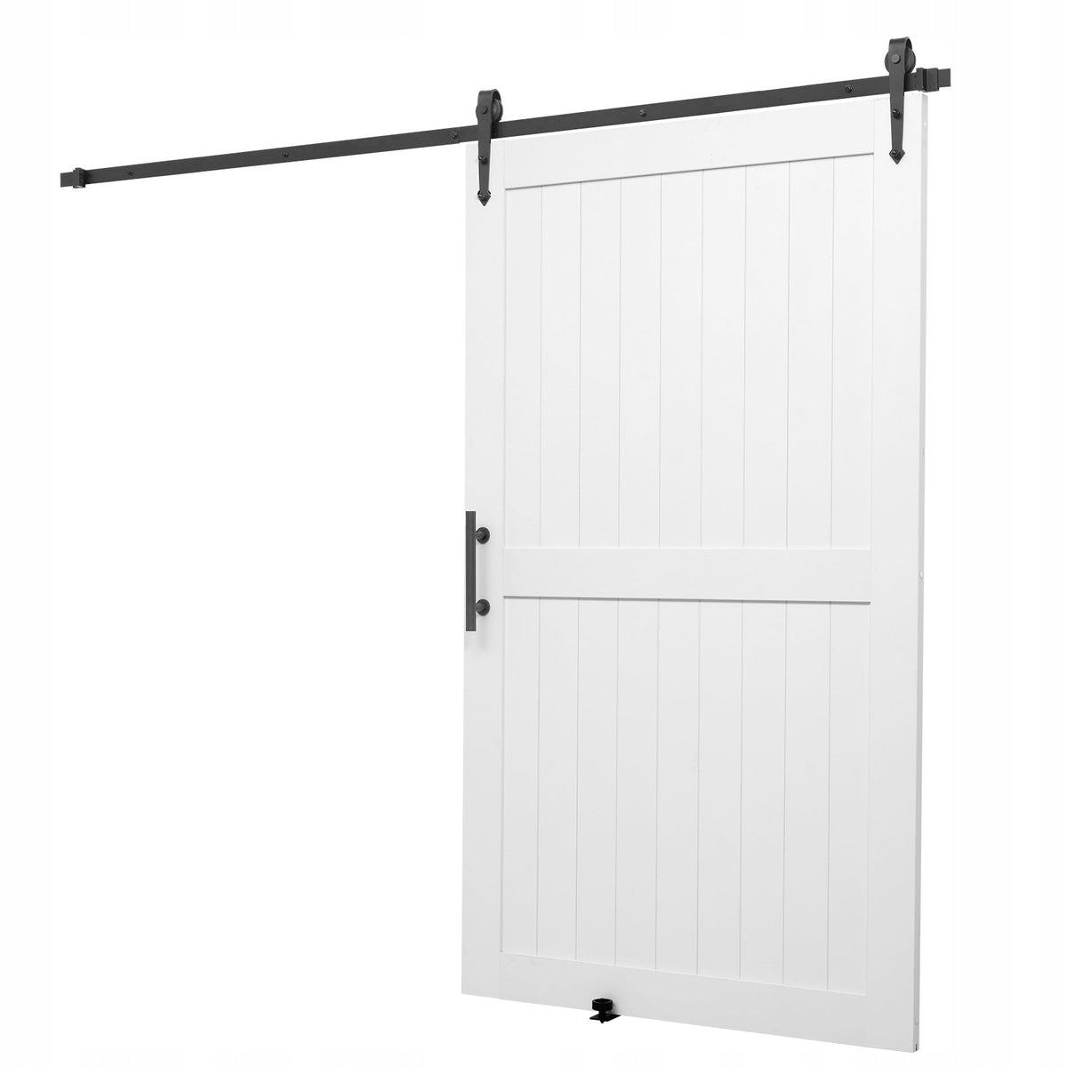 SYSTEM DRZWI PRZESUWNYCH DO STODOŁY VEVOR 1219X2134MM BIAŁY MOCNY MDF