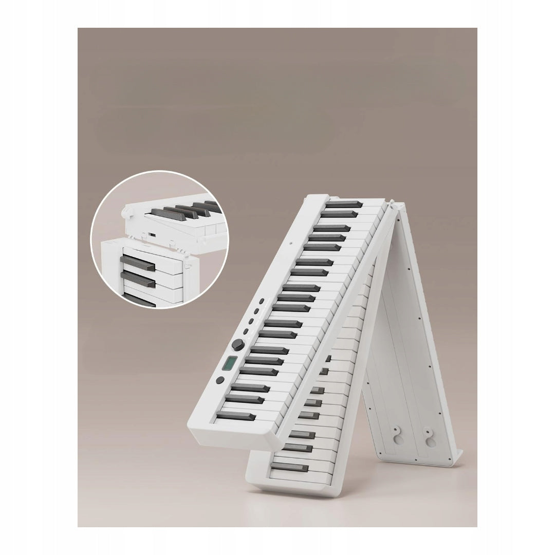 VEVOR SKŁADANE PIANINO 88 KLAWISZY BLUETOOTH MIDI PRZENOŚNE PROFESJONALNE
