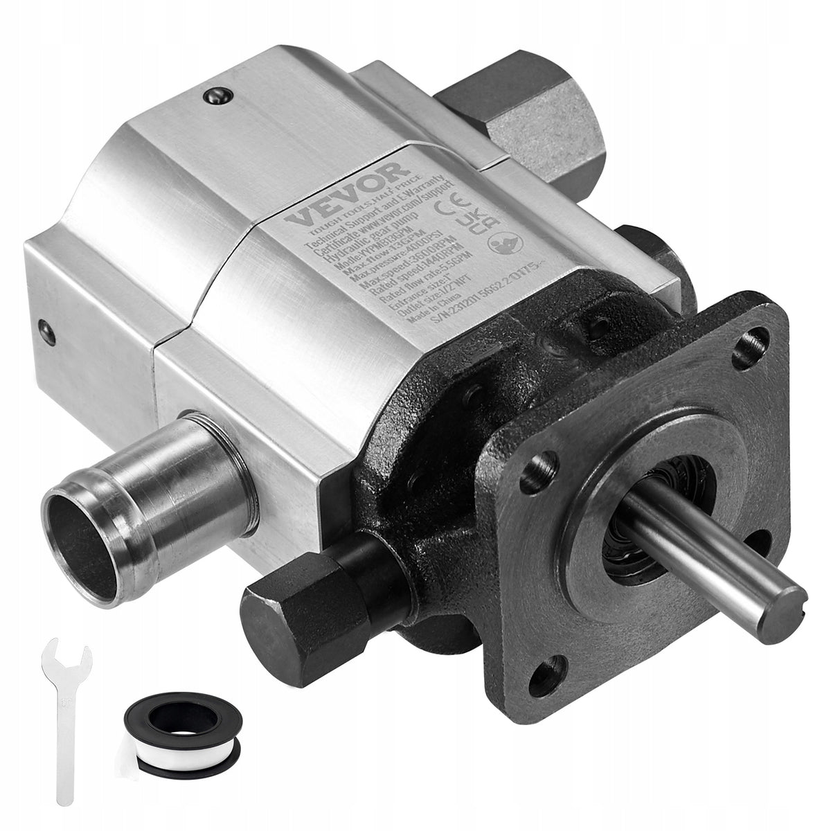 VEVOR DWUSTOPNIOWA POMPA HYDRAULICZNA DO ŁUPARKI 13 GPM SOLIDNA I MOCNA