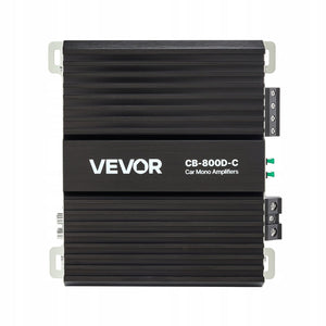 WZMACNIACZ SAMOCHODOWY VEVOR MONOBLOCK 800W RMS KLASY D Z PILOTEM NAJLEPSZY