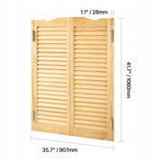 DRZWI WAHADŁOWE DO SALONU VEVOR 907X28X1060 MM DREWNO SOSNOWE KOMPLETNY