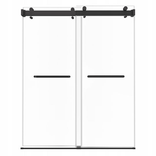 DRZWI PRYSZNICOWE BEZRAMOWE VEVOR 1219X1930 MM PODWÓJNE SZKŁO HARTOWANE