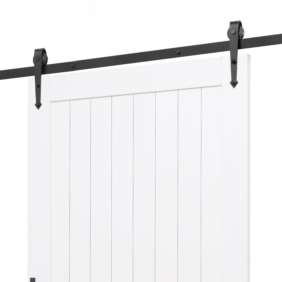 SYSTEM DRZWI PRZESUWNYCH VEVOR DO STODOŁY 1067X2134 MM BIAŁY PREMIUM MDF
