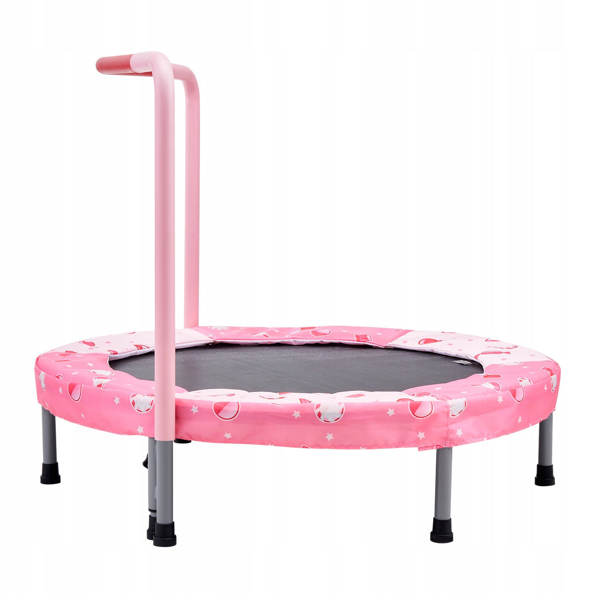 TRAMPOLINA DZIECIĘCA VEVOR 91 44 CM SKŁADANA Z UCHWYTEM CZERWONA NAJLEPSZA