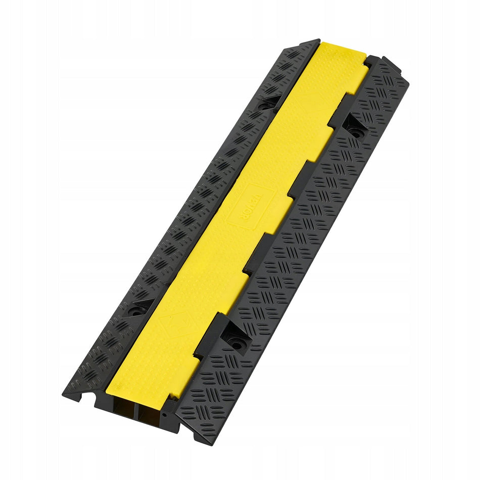 VEVOR OSŁONA KABLA 1005 MM 2-KANAŁOWA GUMOWA OSŁONA MOCNA DO KABLI 9979 KG