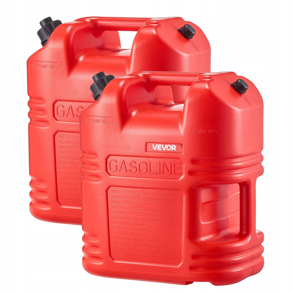 KANISTRY NA PALIWO VEVOR 2X19L Z DZIÓBKIEM MOCNE SZCZELNE HDPE