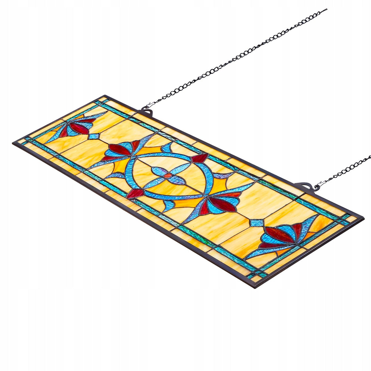 PREMIUM PANEL WITRAŻOWY VEVOR 813X250 MM WISZĄCY Z ŁAŃCUSZKIEM SZKLANY