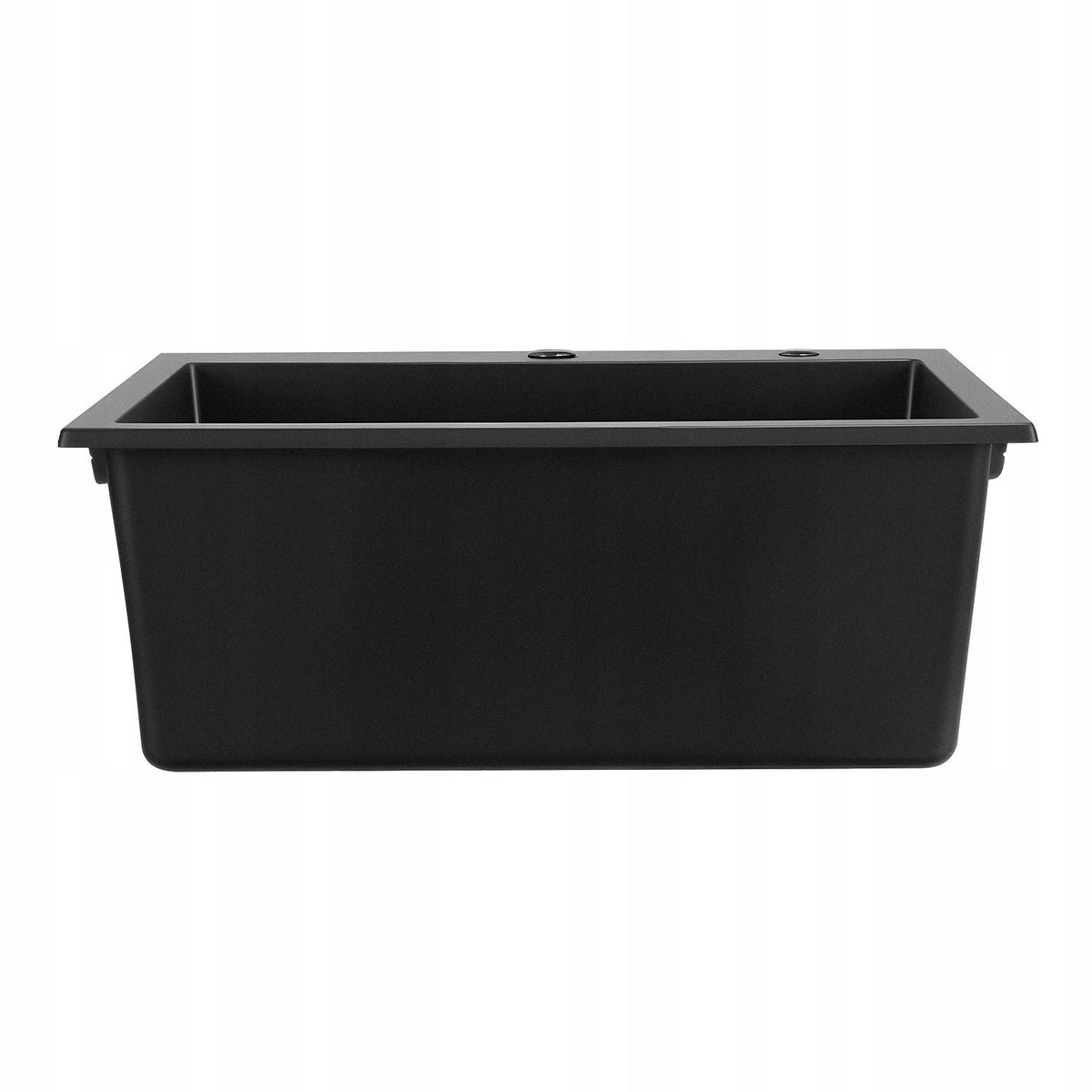 ZLEW KUCHENNY GRANITOWY VEVOR 635X559X254 MM CZARNY NABLATOWY SOLIDNY