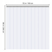 PROFESJONALNA ZASŁONA PASKOWA PVC VEVOR 243X182 CM GRUBOŚĆ 2 MM DO MAGAZYNU