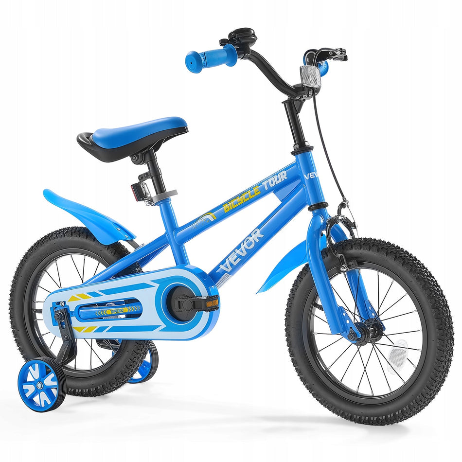 ROWER DZIECIĘCY VEVOR 14 CALI BMX NIEBIESKI REGULOWANY HAMULEC MOCNY