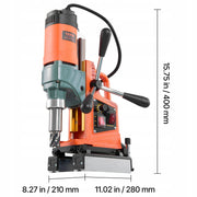 WIERTARKA MAGNETYCZNA VEVOR 1400W 50MM PROFESJONALNA STABILNA PODSTAWA