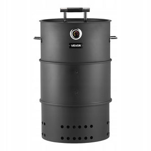 WĘDZARNIA VEVOR 470 MM GRILL WĘGLOWY 4W1 POWLEKANA STAL TERMOMETR MOCNY