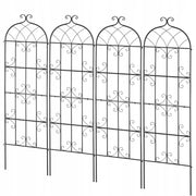 VEVOR PODPORA DO ROŚLIN PNĄCYCH 51X180 CM ZESTAW 4 METALOWYCH KRATEK