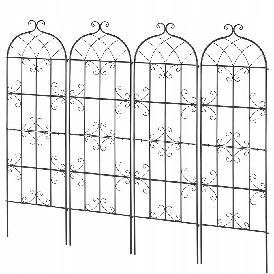 VEVOR PODPORA DO ROŚLIN PNĄCYCH 51X180 CM ZESTAW 4 METALOWYCH KRATEK