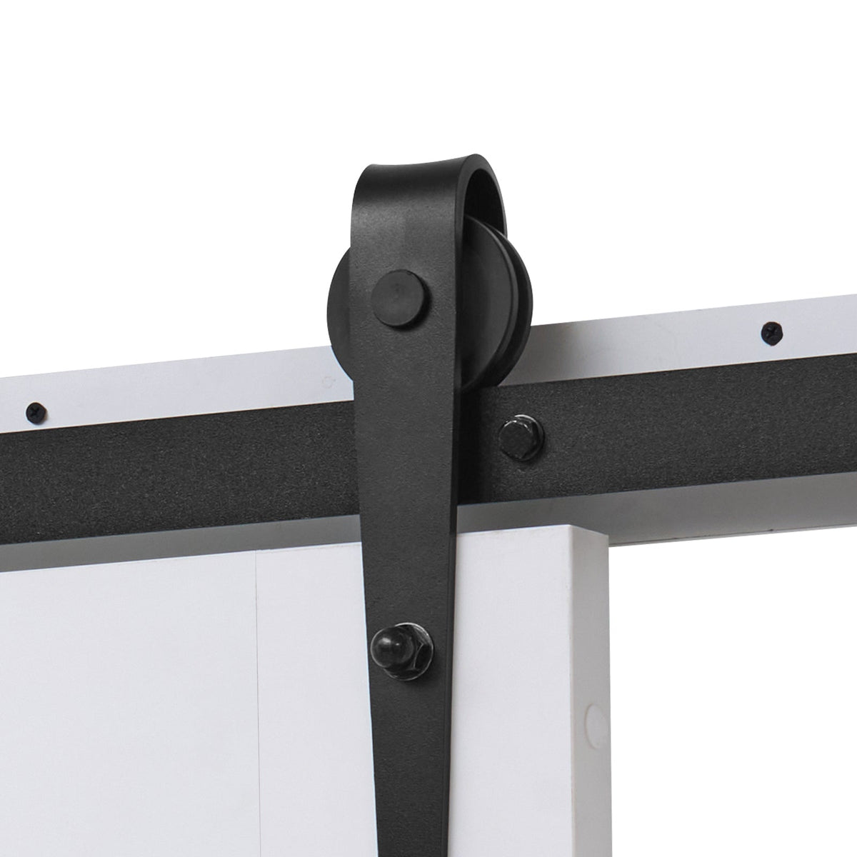SYSTEM DRZWI PRZESUWNYCH DO STODOŁY VEVOR 1219X2134MM BIAŁY MOCNY MDF