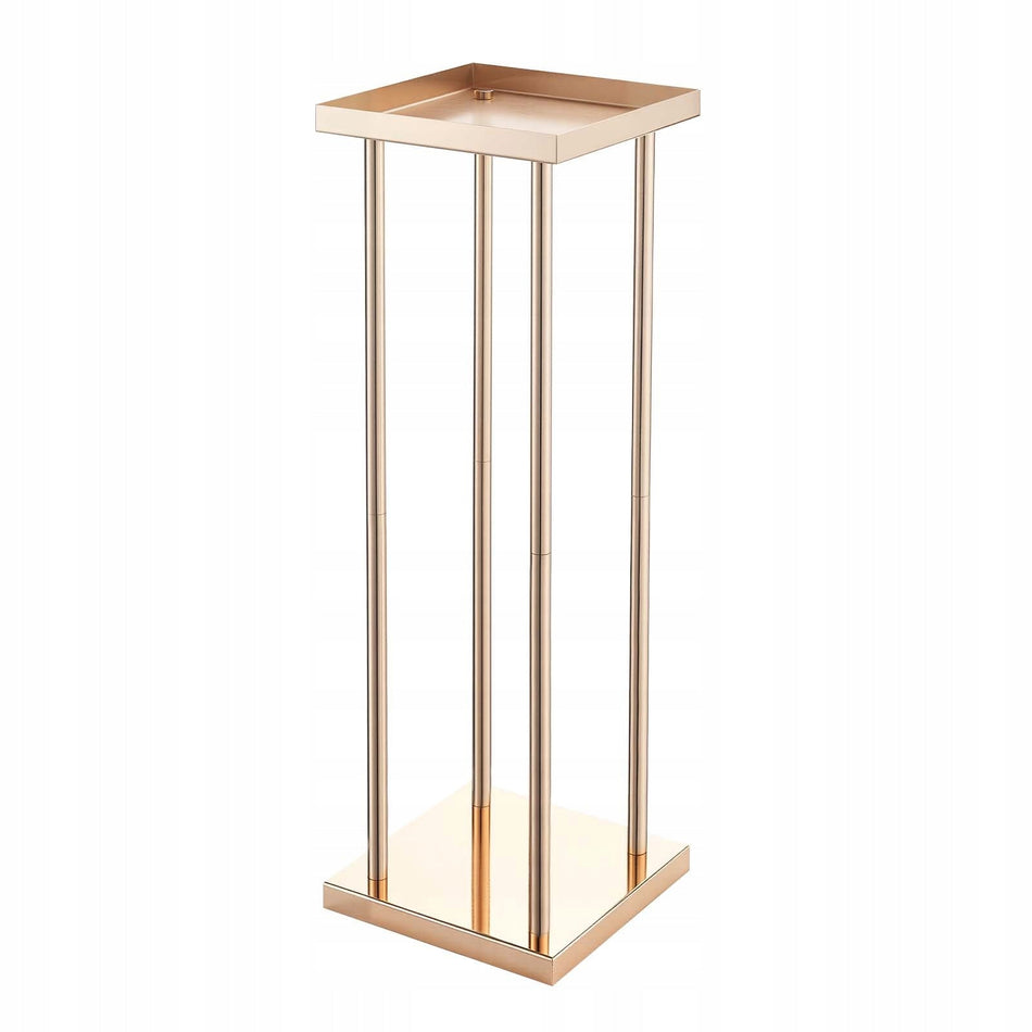STOJAK NA KWIATY ŚLUBNE VEVOR 10 SZT 200X200X600 MM SOLIDNY ZŁOTY ZESTAW