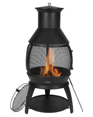 KOMINEK OGRODOWY VEVOR PIEC ŻELIWNY 500X1100MM GRILL BBQ STABILNY