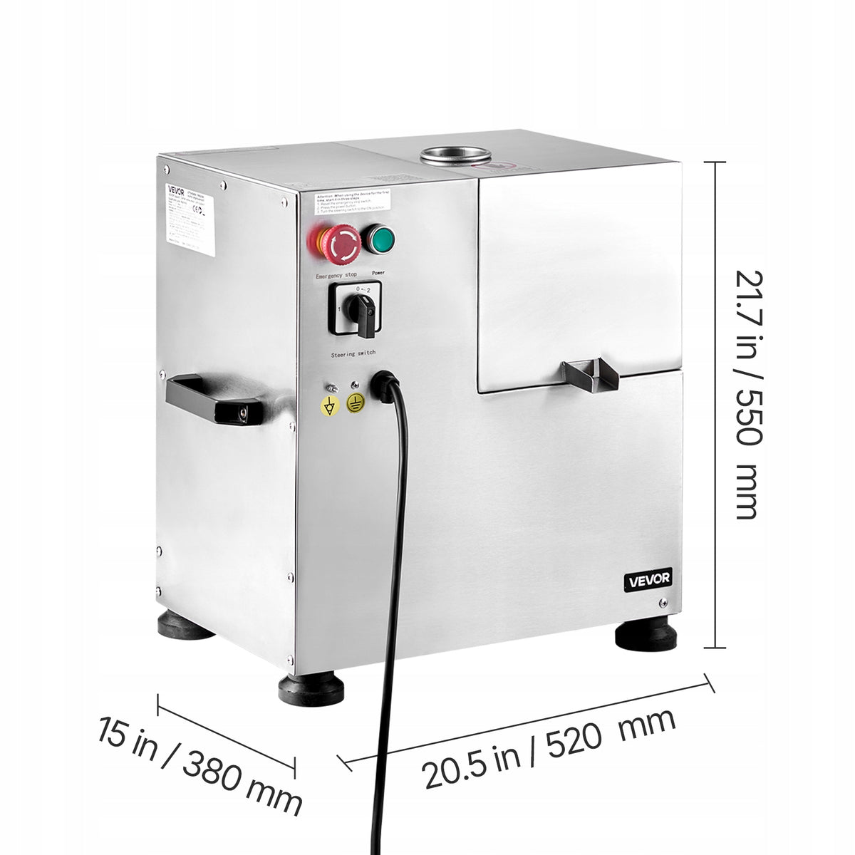 VEVOR KOMERCYJNA WYCISKARKA DO SOKU Z TRZCINY CUKROWEJ 800W STAL