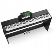 VEVOR PIANINO CYFROWE 88 KLAWISZY WAŻONYCH PODWÓJNA KLAVIATURA BLUETOOTH