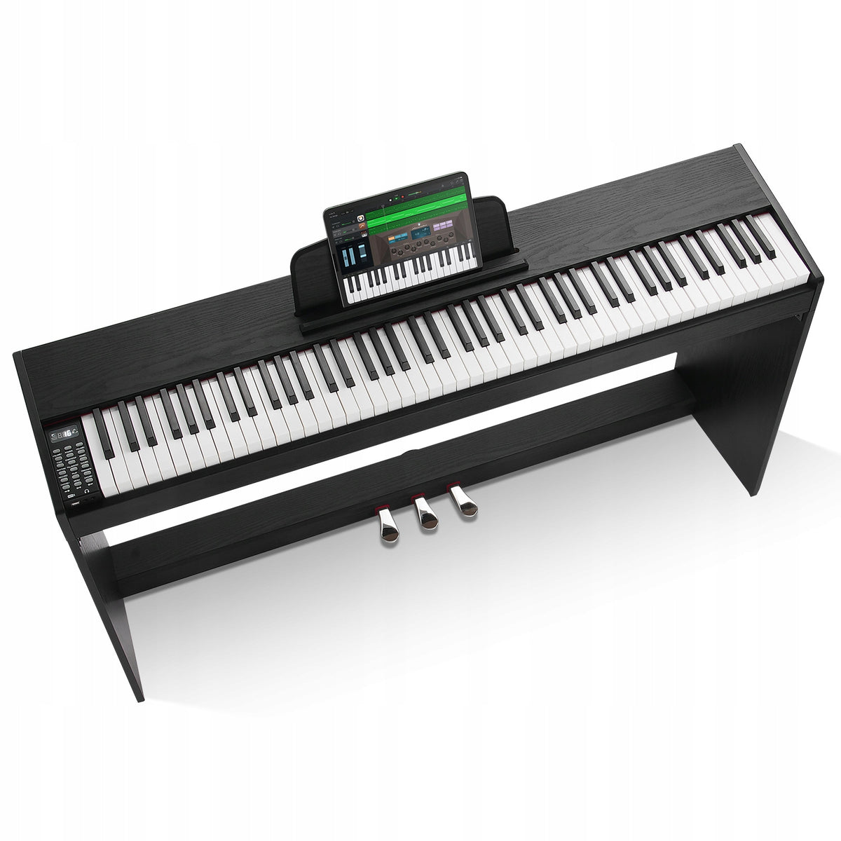 VEVOR PIANINO CYFROWE 88 KLAWISZY WAŻONYCH PODWÓJNA KLAVIATURA BLUETOOTH