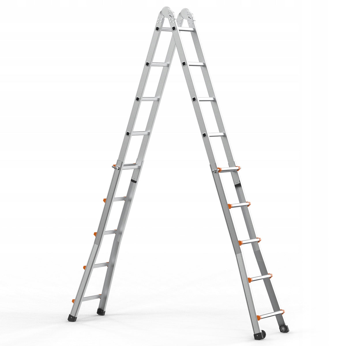 PROFESJONALNA DRABINA TELESKOPOWA VEVOR A FRAME ALUMINIOWA 6M 150KG