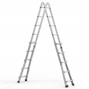 PROFESJONALNA DRABINA TELESKOPOWA VEVOR A FRAME ALUMINIOWA 6M 150KG