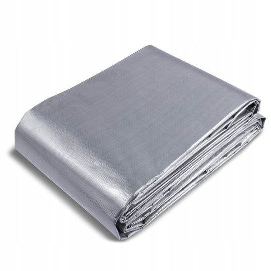 VEVOR PLANDEKA OCHRONNA 609.6X914.4 CM 10 MIL WODOODPORNA UV MOCNA