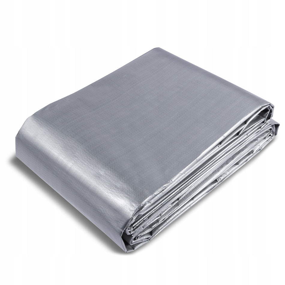 VEVOR PLANDEKA OCHRONNA 609.6X914.4 CM 10 MIL WODOODPORNA UV MOCNA