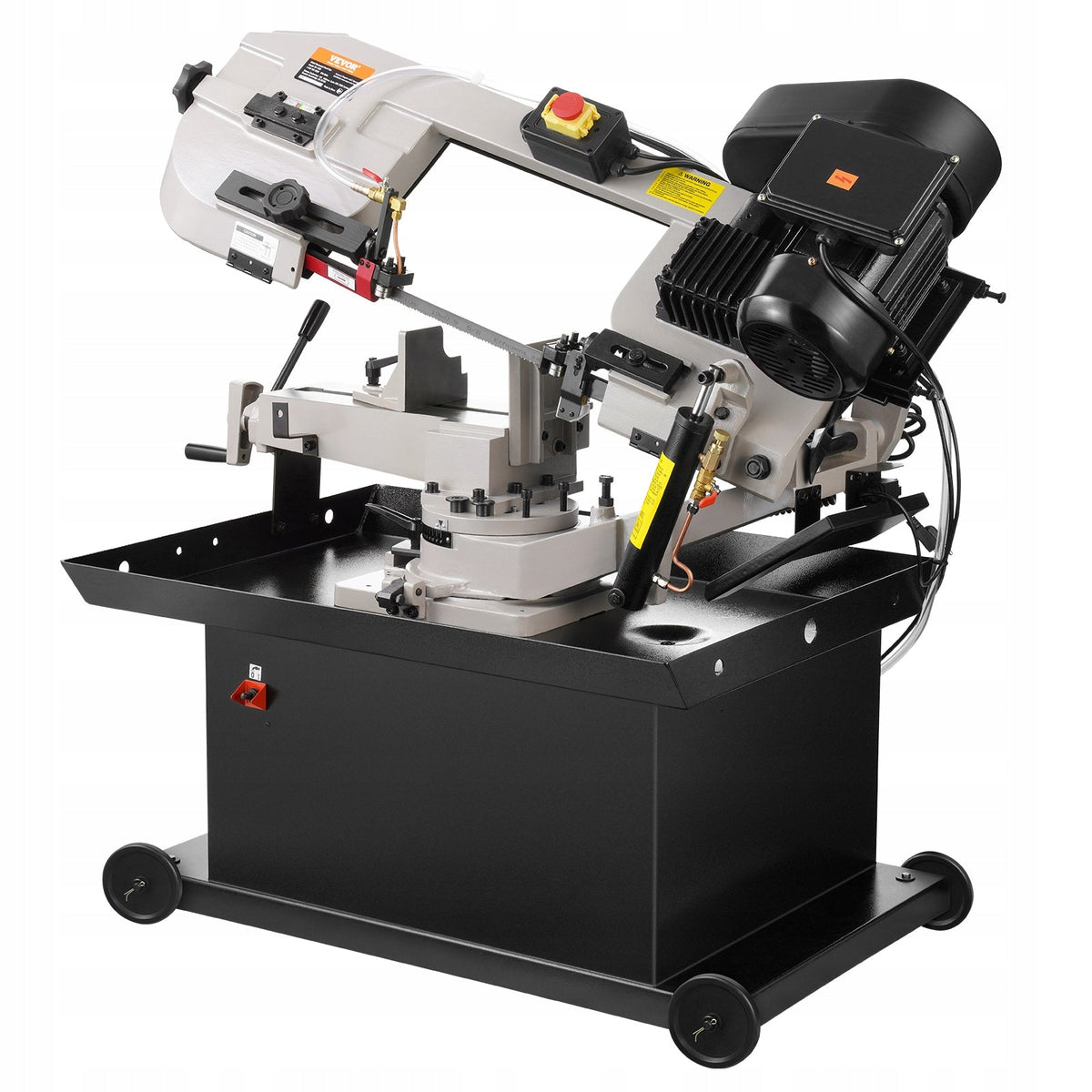 VEVOR POZIOMA PIŁA TAŚMOWA DO METALU 1.1KW 7X8.25CM CIĘCIE PROSTOKĄTNE