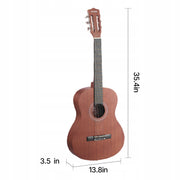 VEVOR GITARA KONCERTOWA 900 MM ZESTAW STARTOWY NAJLEPSZY DLA POCZĄTKUJĄCYCH