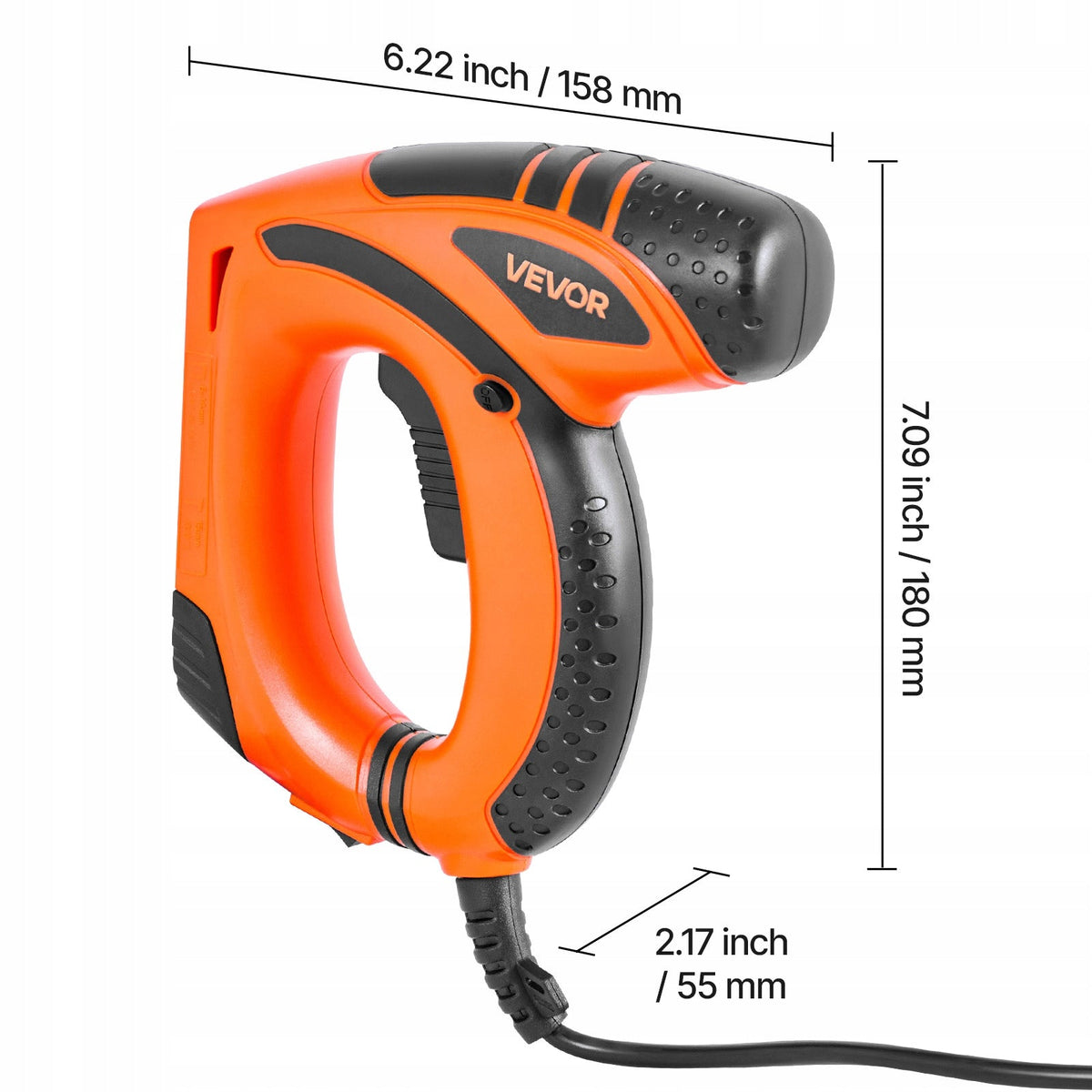 ELEKTRYCZNY ZSZYWACZ VEVOR 2 W 1 18MM 15MM Z 1000 ZSZYWKAMI I GWÓŹDŹMI